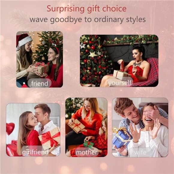 Hair Curling Wand, 0.5-1Inch Tapered Curling Iron, Professional Ceramic Hair - Picture 7 of 8